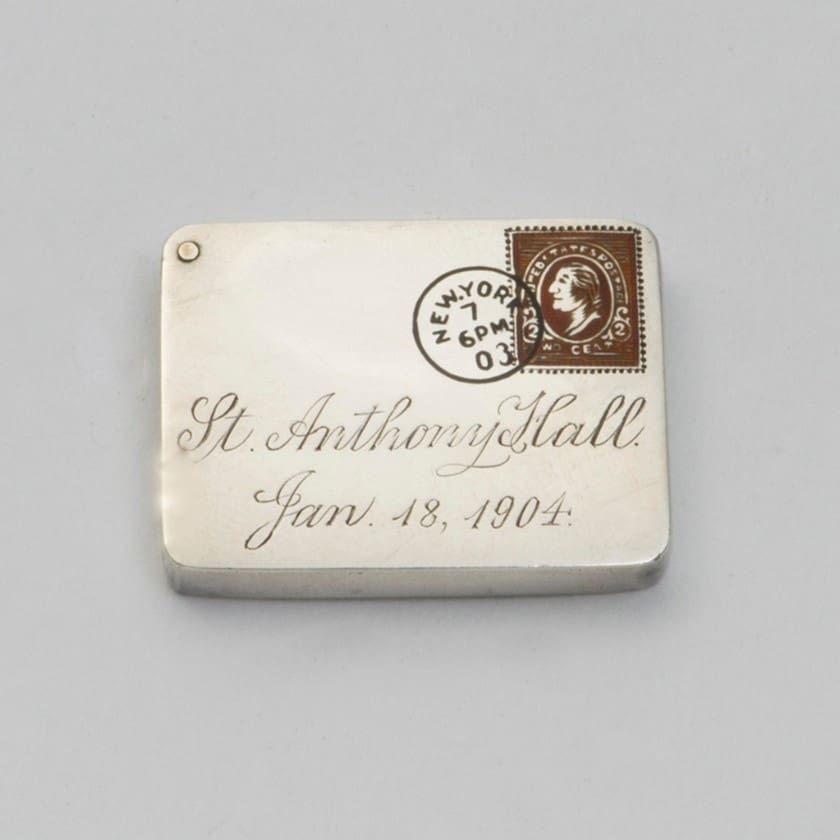 An American novelty stamp box for sale at Peter Cameron for £425 An American novelty stamp box for sale at Peter Cameron for £425