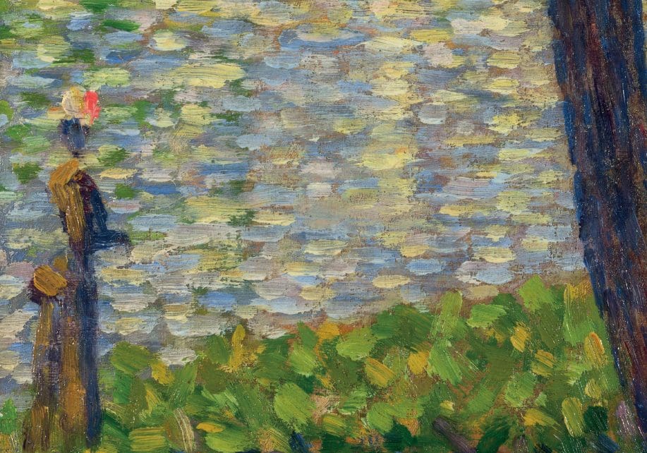 Seurat, The Morning Walk (1885) (detail)