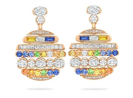 Play of Light Rose Gold Drop earrings,