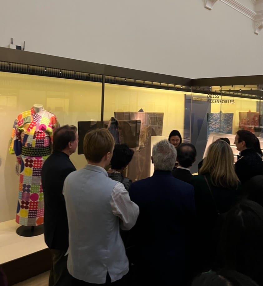 A curator-led tour of the Japan collections at the Asian Art in London gala. Photograph by Ashley Crawford.