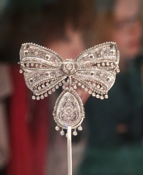 Diamond Set Bow