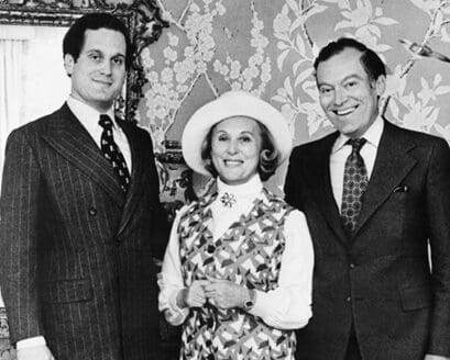Estee with Leonard (right) and Ronald