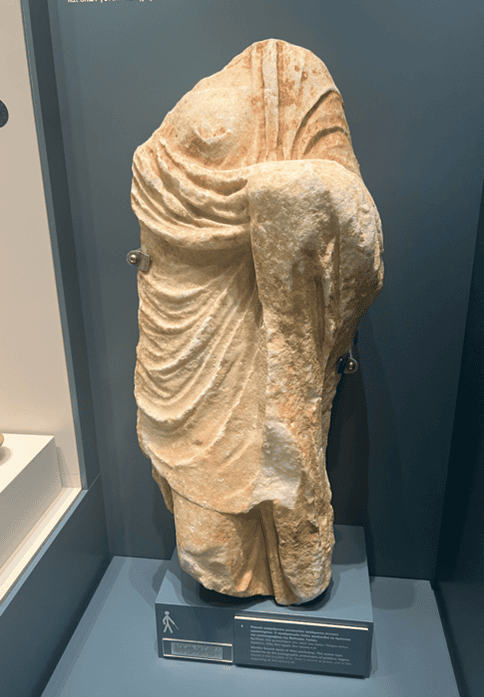 Statue of Hygieia at the Kythira Archaeological Museum. Photograph by Ashley Innes.