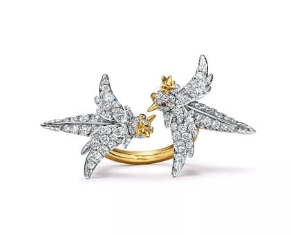 Tiffany Bird on a Rock collection