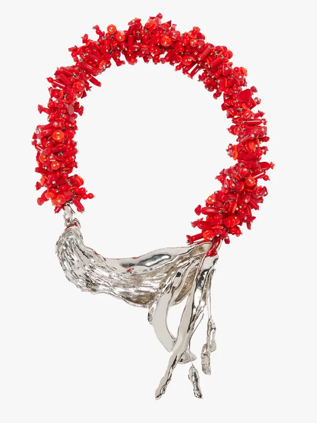 Vogue’s Choice – Dries Van Noten Embellished Pendant Necklace. £595 MyTheresa.