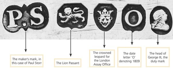 Silver hallmarks