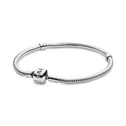 Pandora Barrel Clasp Snake Chain Bracelet 