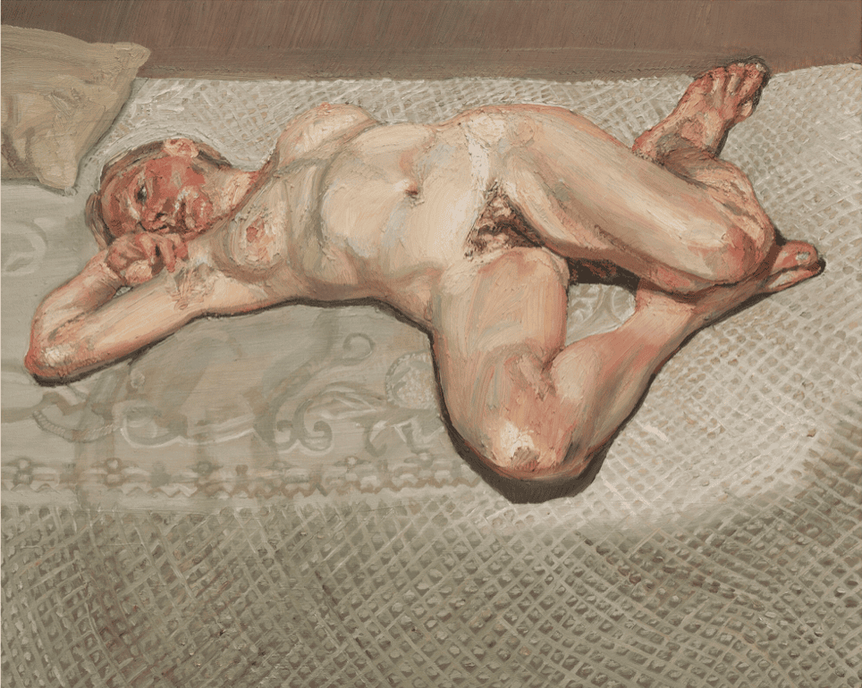 Lucian Freud, Blond Girl on a Bed