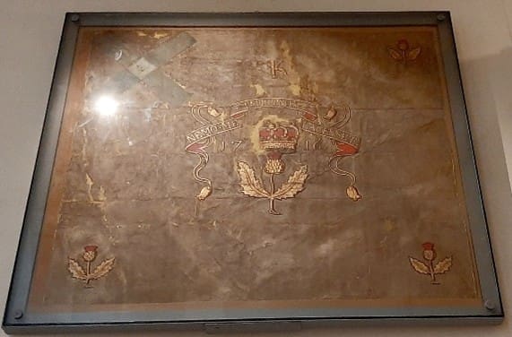Flags of The Battle, held in the collection of NMS.