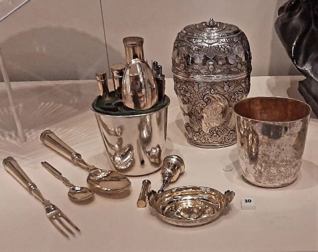 Bonnie Prince Charlie’s silver traveling canteen.