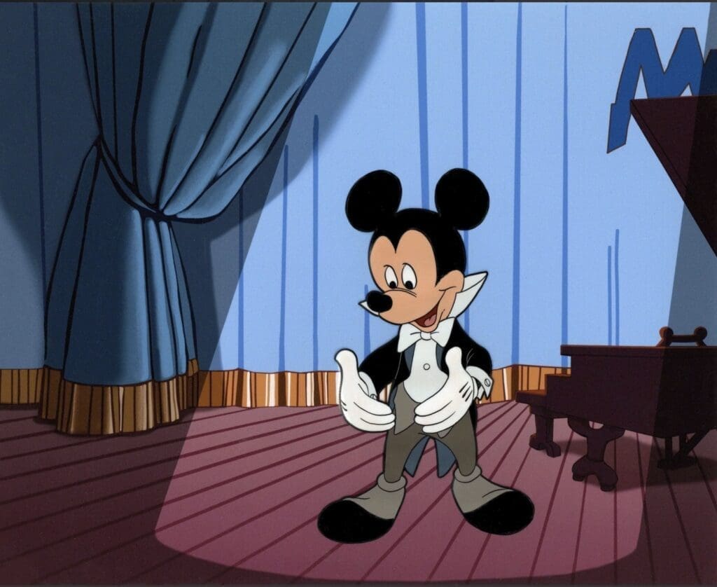 An original production cel from The Mickey Mouse Club, circa 1970’s. Asking price £1,200.
